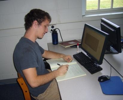 Dan works on simulations.