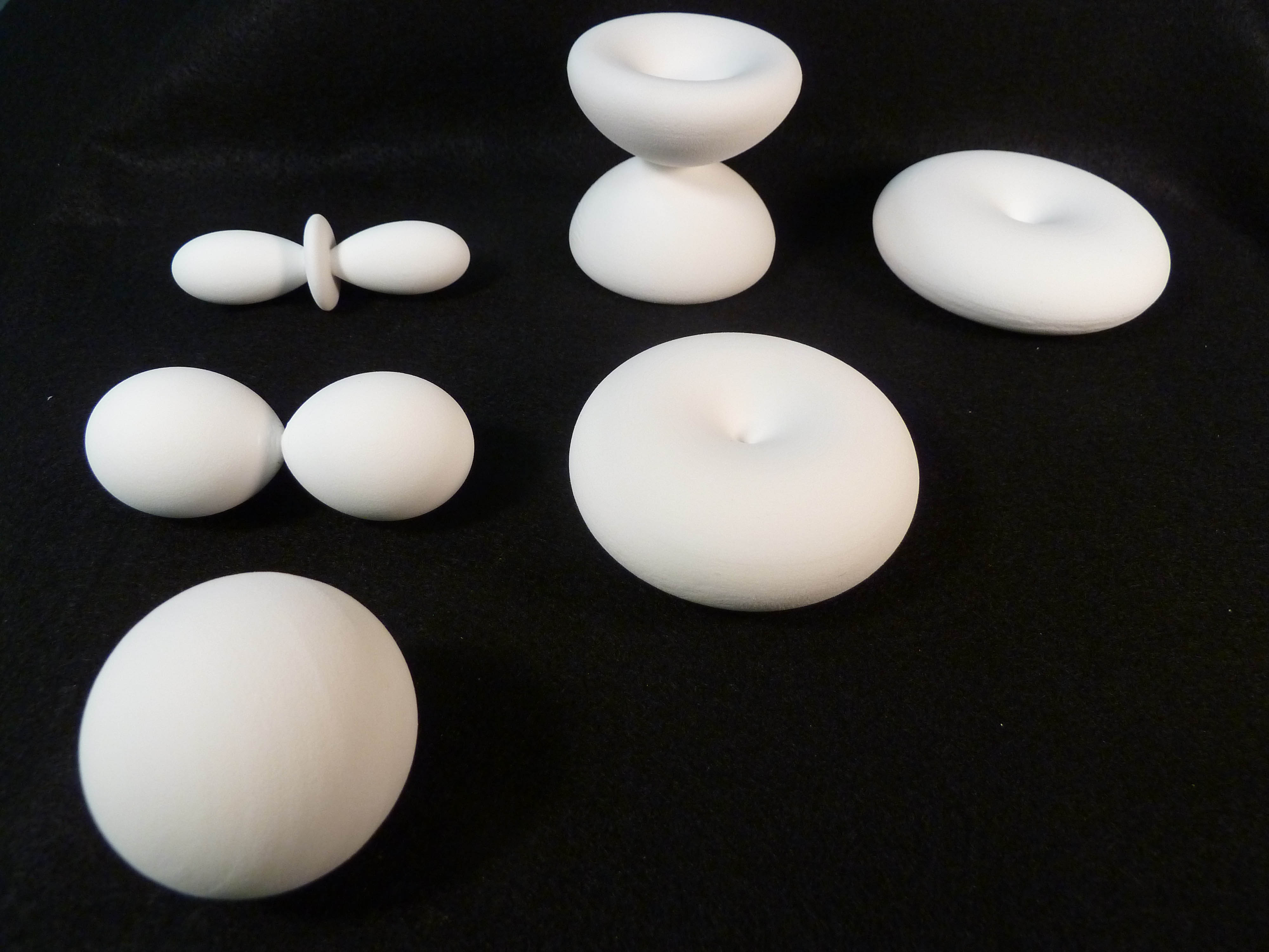 printed models of spherical harmonics