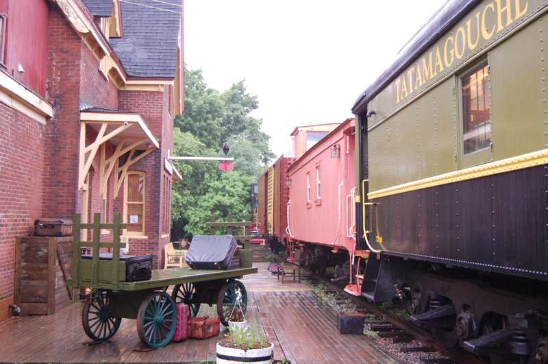 Our caboose for the night, at the Train Station Inn