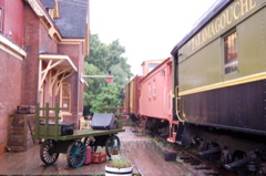 Our caboose for the night, at the Train Station Inn