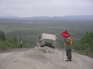 Road Construction, Newfoundland Style